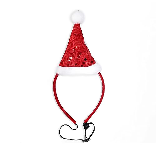 Sicheres und stilvolles Weihnachts-Stirnband für Haustiere, Weihnachtsmannmütze, Dekoration für Ihr Baby, dekoratives Carfts, Haushaltszubehör, Weihnachtsfeier von ZSYTF