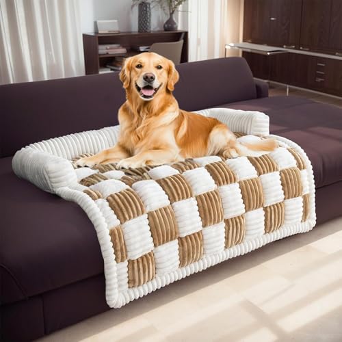 Hundebett Flauschig Hundedecke Plüsch Hundebetten Gemüylicher Hundekorb Waschbar Flauschiger Dicke Katzenbett Rutschfest Hundesofa überzug für Kleine & Mittel Große Hunde Katzen (Heller Kaffee, M) Hundebett Flauschig Hundedecke Plüsch Hundebetten Gemüylicher Hundekorb Waschbar Flauschiger Dicke Katzenbett Rutschfest Hundesofa überzug für Kleine & Mittel Große Hunde Katzen (Heller Kaffee, M) von ZTZHYZR