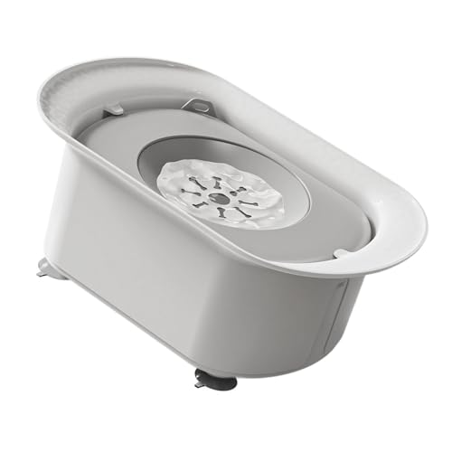 Hygienischer, auslaufsicherer Futternapf für Hunde und Hunde, auslaufsicher, rutschfeste Unterseite, für große Hunde, 2200 ml Wasserspender, schwimmender Wasserspender für Haustiere Hygienischer, auslaufsicherer Futternapf für Hunde und Hunde, auslaufsicher, rutschfeste Unterseite, für große Hunde, 2200 ml Wasserspender, schwimmender Wasserspender für Haustiere von ZUJIABAO