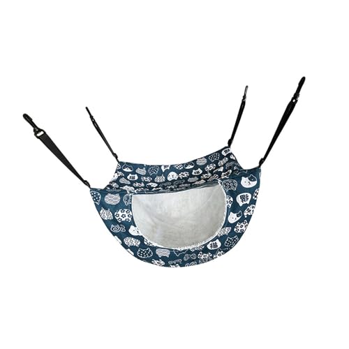 ZUJIABAO Mehrzweck-Hängematte für Haustiere, weiches Fleece, Leinen, bequemes Schlafbett für Kätzchen, Schaukel und Indoor-Unterhaltung, hängende Katzen-Hängematte von ZUJIABAO