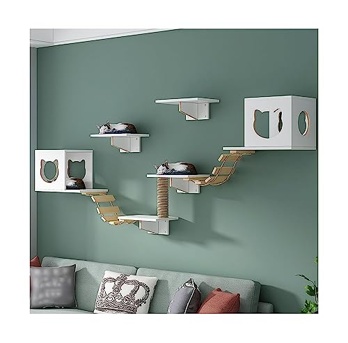 Kratzsäulen Langlebiger Kratzbaum, Katzen-Wandregale, Katzen-Kletterregal, Katzenturm, Katzen-Wandregal für den Innenbereich, Geschenk für Katze zum Schlafen Gemütlich Kratzsäulen Langlebiger Kratzbaum, Katzen-Wandregale, Katzen-Kletterregal, Katzenturm, Katzen-Wandregal für den Innenbereich, Geschenk für Katze zum Schlafen Gemütlich von ZUMAHA