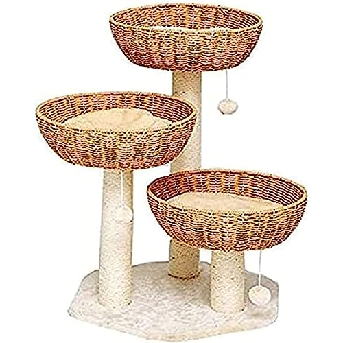 Neu Sisal-Katzenturm, Kratzbaum, mehrschichtige Katzen-Sprungplattform, große Katzentoilette, Katzen-Kondom-Klettergerüst Modern Neu Sisal-Katzenturm, Kratzbaum, mehrschichtige Katzen-Sprungplattform, große Katzentoilette, Katzen-Kondom-Klettergerüst Modern von ZUMAHA