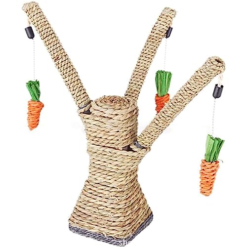 Neu Verschleißfester Katzenbaum aus Stroh, Karottenbaum, Katzenturm, Kratzbaum, Spielseil, liebevolles Kletterbaumspielzeug für Kätzchen und Haustiere Modern Neu Verschleißfester Katzenbaum aus Stroh, Karottenbaum, Katzenturm, Kratzbaum, Spielseil, liebevolles Kletterbaumspielzeug für Kätzchen und Haustiere Modern von ZUMAHA