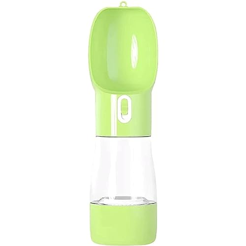 ZUMAHA Wasserspender Hunde Haustier-Wasserflasche, doppelt auslaufsicher, trinkbarer Haustier-Wasserspender, Outdoor-Reise-Trinkhundenäpfe, Wassernapf für Hunde Dauerhaft von ZUMAHA