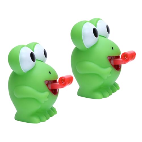 ZUNOXAZ 2 Stück Frosch Prise Tierischer Druck Tiere Plastik Grün ZUNOXAZ 2 Stück Frosch Prise Tierischer Druck Tiere Plastik Grün von ZUNOXAZ