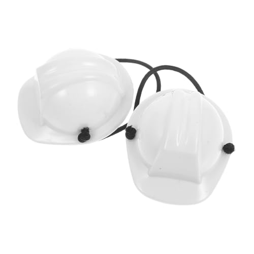 ZUNOXAZ 2 Stück Miniatur Helme für Haustiere und Puppen Weiße Bauhelme mit Verstellbarem Federband Leichte Kunststoff Schutzhelme für Kleine Tiere und Puppenhaus Zubehör Vielseitig und ZUNOXAZ 2 Stück Miniatur Helme für Haustiere und Puppen Weiße Bauhelme mit Verstellbarem Federband Leichte Kunststoff Schutzhelme für Kleine Tiere und Puppenhaus Zubehör Vielseitig und von ZUNOXAZ