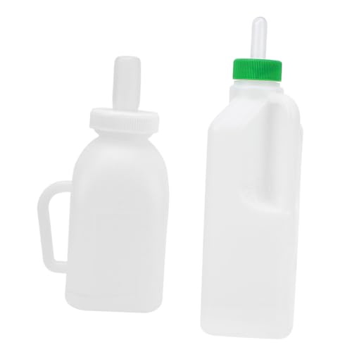ZUNOXAZ 2 Stück Teiliges Milchflaschen Kunststoff Vielseitige Tränke mit Bissenfestem Weichem Sauger Auslaufsicher Speziell für Lämmer und Kleine Tiere Geeignet ZUNOXAZ 2 Stück Teiliges Milchflaschen Kunststoff Vielseitige Tränke mit Bissenfestem Weichem Sauger Auslaufsicher Speziell für Lämmer und Kleine Tiere Geeignet von ZUNOXAZ