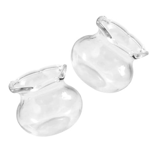 ZUNOXAZ 2 Stück Teiliges Miniatur Fischglas Transparent DIY Puppenhaus Dekoration Kleines Aquarium Zubehör Vielseitige Mini Deko für und Bürogestaltung ZUNOXAZ 2 Stück Teiliges Miniatur Fischglas Transparent DIY Puppenhaus Dekoration Kleines Aquarium Zubehör Vielseitige Mini Deko für und Bürogestaltung von ZUNOXAZ