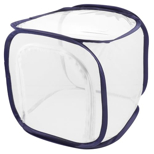 ZUNOXAZ Faltbarer Insektenkäfig mit Mesh Belüftung und Seitlicher Tür für Schmetterlinge Bienen Marienkäfer Wiederverwendbar Platzsparend für Naturbeobachtung Zufällige Zufällige Farbe von ZUNOXAZ