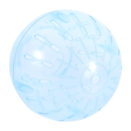 ZUNOXAZ Hamster-Laufballspielzeug Spielzeit Chinchilla tierisches Form kleine Übung Übungsbälle für kleine Haustiere Gerbil -Übungsspielzeug Laufende Bälle Plastik Himmelblau von ZUNOXAZ