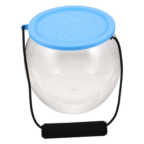 ZUNOXAZ Plastik Aquarium mit Deckel und Henkel Robuster Runder Beobachtungseimer für Krabben und Muscheln Tragbarer Sammelbehälter für Strandangeln und Outdoor Entdeckungen Vielseitiger ZUNOXAZ Plastik Aquarium mit Deckel und Henkel Robuster Runder Beobachtungseimer für Krabben und Muscheln Tragbarer Sammelbehälter für Strandangeln und Outdoor Entdeckungen Vielseitiger von ZUNOXAZ
