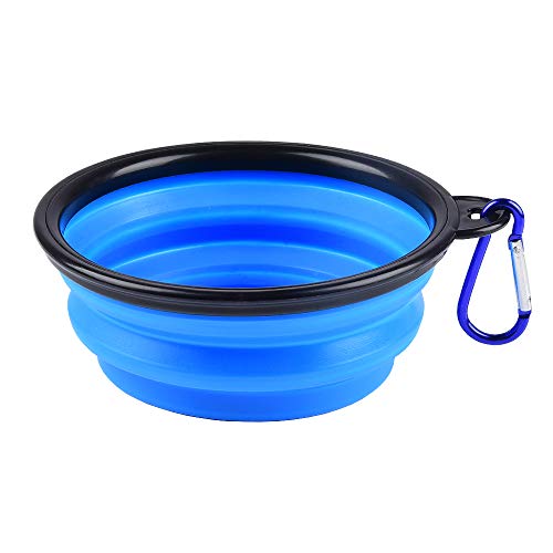 Faltbar Reisenapf Napf für Hunde und Katzen, 1 Sets Faltbarer Silikon Hundenapf Reisen Futter Tragbarer Wassernapf Trinknapf Futternapf für Haustiere Faltbar Reisenapf Napf für Hunde und Katzen, 1 Sets Faltbarer Silikon Hundenapf Reisen Futter Tragbarer Wassernapf Trinknapf Futternapf für Haustiere von ZUOFENG