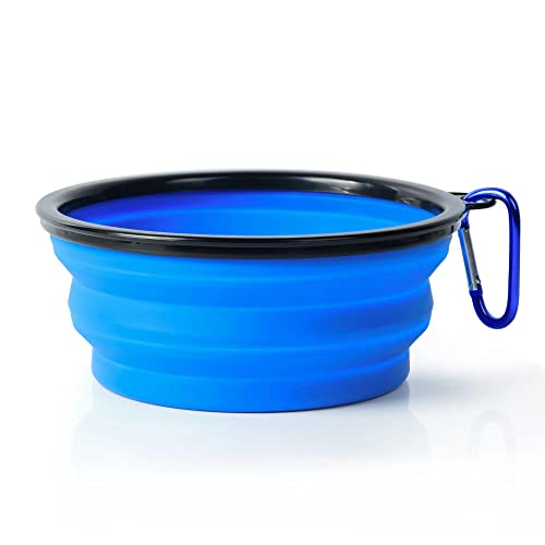 ZUOFENG Faltbar Reisenapf Napf für Hunde und Katzen 1000ml, Faltbarer Silikon Hundenapf Reisen Futter Tragbarer Wassernapf Trinknapf Futternapf für Haustiere ZUOFENG Faltbar Reisenapf Napf für Hunde und Katzen 1000ml, Faltbarer Silikon Hundenapf Reisen Futter Tragbarer Wassernapf Trinknapf Futternapf für Haustiere von ZUOFENG