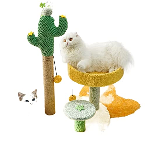 Kratzbaumhäuser, Sisal-Katzenbaum, Kaktus-Stil, Katzenturm, Kätzchen-Klettergerüst, lustiges Spielzeug, Sprungplattform, Sisal-Katzenkratzbaum, Heimtierbedarf Warm as Ever Kratzbaumhäuser, Sisal-Katzenbaum, Kaktus-Stil, Katzenturm, Kätzchen-Klettergerüst, lustiges Spielzeug, Sprungplattform, Sisal-Katzenkratzbaum, Heimtierbedarf Warm as Ever von ZURBAQD