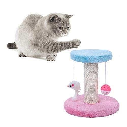 Kratzbaumhäuser, niedliches Plüsch-Katze-Kletterregal, Kratzbaum, Haustierspielspielzeug, Maus, zum Kratzen, doppelter hängender Kugelpfosten, Klettergerüst, Katzenmöbel, Pfosten, Haustierspielhaus Kratzbaumhäuser, niedliches Plüsch-Katze-Kletterregal, Kratzbaum, Haustierspielspielzeug, Maus, zum Kratzen, doppelter hängender Kugelpfosten, Klettergerüst, Katzenmöbel, Pfosten, Haustierspielhaus von ZURBAQD