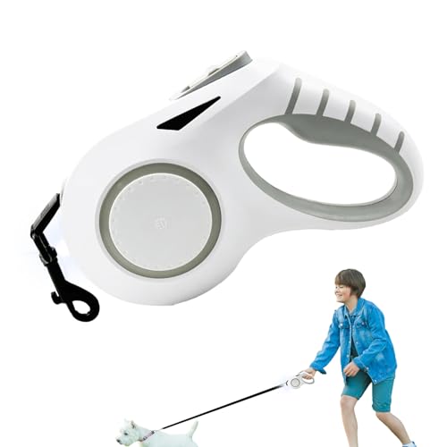 Kleines Hundeseil - 20ft Trainingsseil für große Hunde | Welpen-Schlupfseil, automatisches, hundesicheres Seil mit LED-Licht, nächtlicher Spaziergang im Freien von ZUREGO