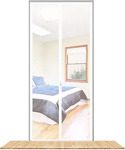 ZUYINBULUO Fliegengittertür Mit Reißverschluss, Haustiergittertür, Netzvorhang Mit Reißverschluss, Verhindert Das Herauslaufen Kleiner Haustiere, (100x200cm) von ZUYINBULUO