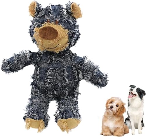 YAUNJI Unzerstörbarer robuster Bär, 2024 Neues unzerstörbares Hundespielzeug, um sie zu beschäftigen, Petsboro Robust Bear Hundekauspielzeug for große kleine Hunde for schwere Kauer (C) ( Color : C ) von ZWHHW