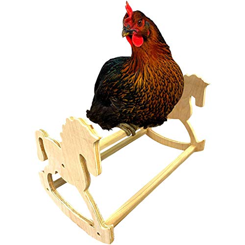 Huhn Roosting Barsch Schaukelpferd Vogel Spielzeug für starkes Holz Huhn Sitzstange Huhn Holz Ständer Spielzeug von ZWTPGKRD
