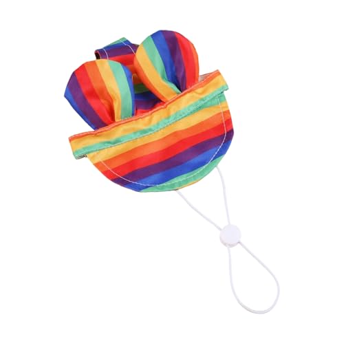 Verstellbarer Haustierhut, schützend, leicht, Polyester, Sonnenhut mit Ohrlöchern, Sonnenschutz für Hunde Verstellbarer Haustierhut, schützend, leicht, Polyester, Sonnenhut mit Ohrlöchern, Sonnenschutz für Hunde von ZWTPGKRD