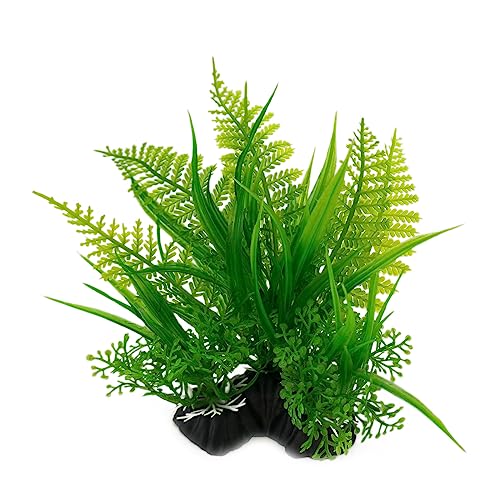 ZWTPGKRD 1 Set Aquarium-Landschaft, Heimdekoration, künstliches Wassergras, Unkrautpflanze, Ornament, Simulation, Dekoration, lebendes Süßwasser, lebendig, schwimmend, realistisch, klein von ZWTPGKRD