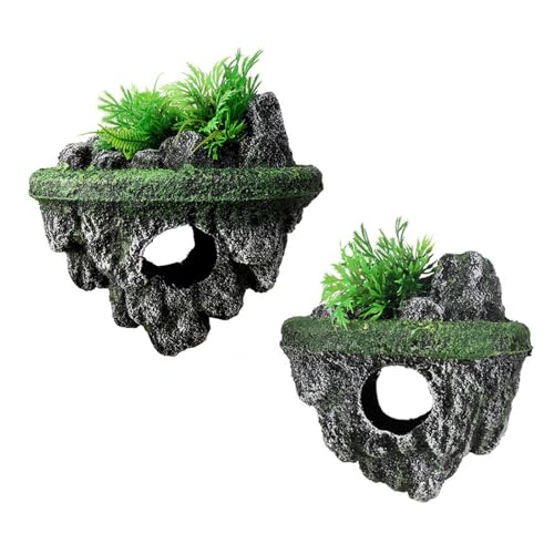 ZWTPGKRD 2 Stück schwimmende Stein-Dekoration für Aquarien, einfache Einrichtung, sicher für Lebensraum-Aquarium, schwimmender Stein ZWTPGKRD 2 Stück schwimmende Stein-Dekoration für Aquarien, einfache Einrichtung, sicher für Lebensraum-Aquarium, schwimmender Stein von ZWTPGKRD