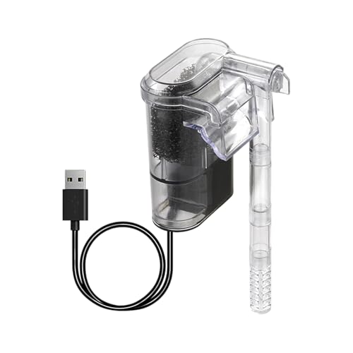 ZWTPGKRD Externer hängender Filter für klares Wasser in Aquarien, leise, externe Aquarien, USB-Sauerstofferhöhungsfilter für Aquarien von ZWTPGKRD