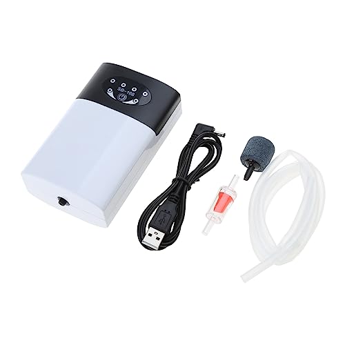 ZWTPGKRD USB-Aquariumfische für Aquariumbelüfter Tragbarer Sauerstoff mit Stein und Wannenzubehör Leise Zubehör Set Stein von ZWTPGKRD