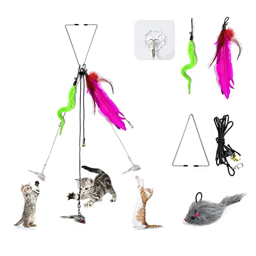 ZWZNBL 1 Set Selbstspiel Hängende Tür Katze Maus Spielzeug Interaktives Katzenspielzeug Automatisches Katzenspielzeug Jagd Übung Kätzchen Spielzeug für Kätzchen zum Trainieren ZWZNBL 1 Set Selbstspiel Hängende Tür Katze Maus Spielzeug Interaktives Katzenspielzeug Automatisches Katzenspielzeug Jagd Übung Kätzchen Spielzeug für Kätzchen zum Trainieren von ZWZNBL
