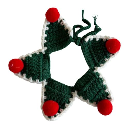 Weihnachtliches Haustierkostüm, Dekoration, Weihnachtsmütze, Lätzchen, Wollschal, Speichelzubehör, Hut, Handtuch, Kostüm, Hundebär Weihnachtliches Haustierkostüm, Dekoration, Weihnachtsmütze, Lätzchen, Wollschal, Speichelzubehör, Hut, Handtuch, Kostüm, Hundebär von ZXCVWWE