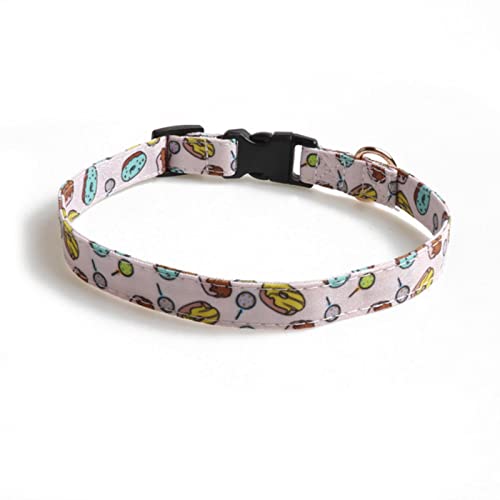 1 Stück Bowknot Hundehalsbänder für kleine und mittelgroße Hunde, Halskette, Fliege, verstellbar, Breakaway-Haustierhalsband, ohne Schleife, 04, M 2,0 x 30–45 cm von ZXDC