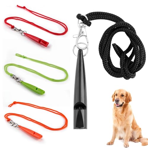 ZXJLWR Hundepfeife, 4 Stück Hundepfeife Hochfrequenz Lautlos Hundeflöte Set Mit Einem Hängenden Seil, Erziehungshilfen Für Hunde, Professionelle Hundepfeifen Geeignet Für Pferd Hund ZXJLWR Hundepfeife, 4 Stück Hundepfeife Hochfrequenz Lautlos Hundeflöte Set Mit Einem Hängenden Seil, Erziehungshilfen Für Hunde, Professionelle Hundepfeifen Geeignet Für Pferd Hund von ZXJLWR