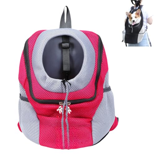 ZXSFDFNE Kleine Hundetragetasche, Hunderucksack, verstellbare Hundetragetasche mit Sicherheitsgurt und gepolsterten Schultergurten für unterwegs ZXSFDFNE Kleine Hundetragetasche, Hunderucksack, verstellbare Hundetragetasche mit Sicherheitsgurt und gepolsterten Schultergurten für unterwegs von ZXSFDFNE