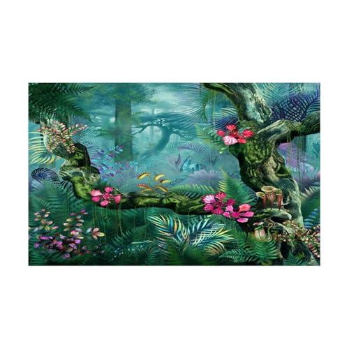 ZYAGH Aquarium Hintergrund 3D Aquarium Hintergrund Poster Klebstoff Aufkleber Fisch Tank Unterwasser Wald Fur Aquarium(Color1,40x80cm) von ZYAGH