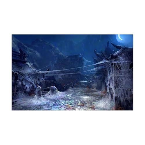 ZYAGH Aquarium Hintergrund Aquarium Hintergrund Aufkleber Dorf Poster Fisch Tank Dekoration Selbst Klebe Tapete Fur Aquarium(50x80cm) von ZYAGH