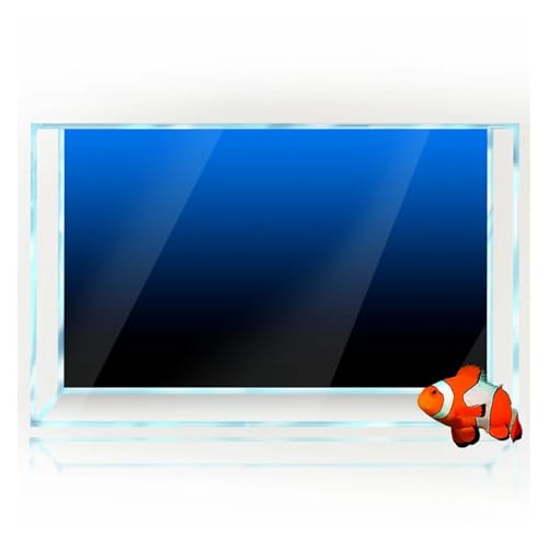 ZYAGH Aquarium Hintergrund Fisch Tank Hintergrund Aufkleber Gradienten Einfache Druck Tapete Aquarium Dekorationen PVC Fur Aquarium(Blue,40x80cm) von ZYAGH