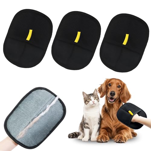 ZYETGH Fellmagnet Handschuh, 3 Stück Tierhaarentferner Handschuhs Fellmagnet Handschuhe Doppelseitig Wiederverwendbare Pet Hair Remover Glove für die Pflege und Entfernung ZYETGH Fellmagnet Handschuh, 3 Stück Tierhaarentferner Handschuhs Fellmagnet Handschuhe Doppelseitig Wiederverwendbare Pet Hair Remover Glove für die Pflege und Entfernung von ZYETGH