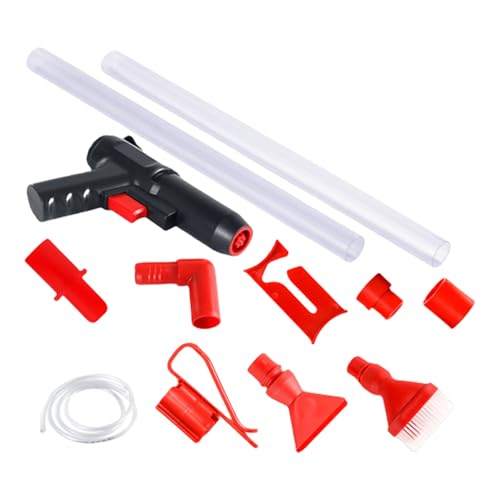 ZYHARUKO Siphon-Reiniger-Set für Aquarien, verstellbar, fließend, Kiesreiniger und Wasserwechsler verstopfungssicher, ABS + PVC von ZYHARUKO