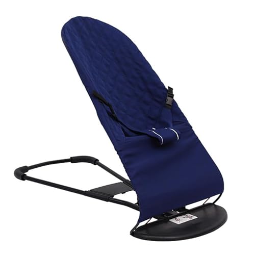 ZYJHDJSJU Schaukelstuhl, faltbar, tragbar, für Hunde und Katzen, Schlafsofa für kleine Haustiere, Leinen, Rosa (Modell aus Baumwolle, Raute, dunkelblau) von ZYJHDJSJU