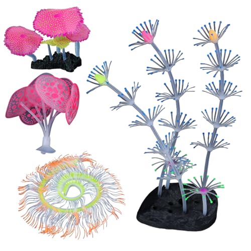 ZYKEJJDDAK Aquarium Landschaft Gras Fluoreszenz Aquarien Dekorationen Kunst Terrarium Lebensraum Ornamente Foto Requisiten von ZYKEJJDDAK