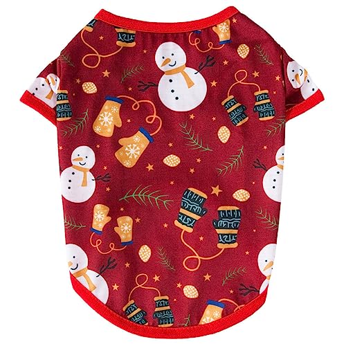 ZYKEJJDDAK Weihnachtskleidung für Hunde, Schneemann, Weihnachtsmann, Haustier, Welpen, Hundebekleidung ZYKEJJDDAK Weihnachtskleidung für Hunde, Schneemann, Weihnachtsmann, Haustier, Welpen, Hundebekleidung von ZYKEJJDDAK