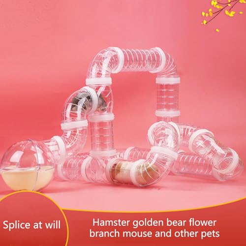 Pet Kleintier Hamster Tube Tunnel Klar Do It Yourself Spielzeug Kaninchen Track Nager Spielzeug für Käfig Mount Hamster Tunnel Pet Kleintier Hamster Tube Tunnel Klar Do It Yourself Spielzeug Kaninchen Track Nager Spielzeug für Käfig Mount Hamster Tunnel von ZYMIADOU