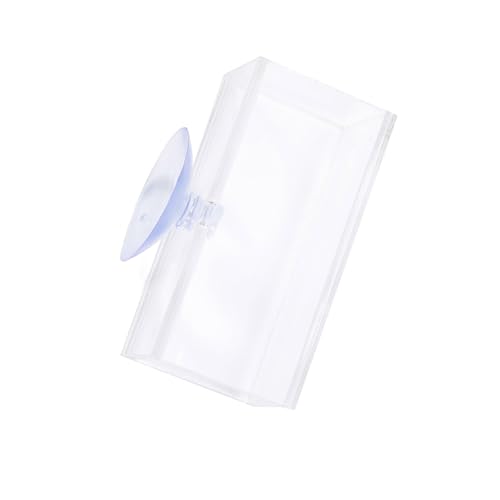 Saugnapf, transparent, Bettas, Fischtunnel, Fischversteck, sicherer Ruheplatz für Aquarien, Landschaftsbau, Dekoration, natürliche Betta-Umgebung von ZYMIADOU