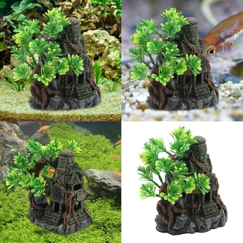 ZYMIADOU Aquarien Landschaft Haus Harze Aquarien Dekorationen Kunst Terrarium Lebensraum Ornamente Foto Requisiten Aquarium Landschaftsbau von ZYMIADOU