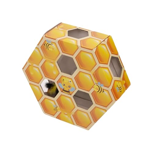 ZYMIADOU Intelligente Katzen-Unterhaltungssysteme mit rotierenden Federn, Pop-Up-Maulwurfspiel, Indoor-Simulationsgerät, Katzenaktivitätsspielzeug von ZYMIADOU
