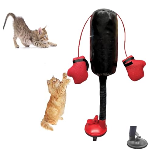 Punching Bag Cat Toy, Interaktives Katzen Boxsack Spielzeug, Lustiges Haustier übungs Boxsack Spielzeug mit Handschuhen, Kreatives Spielzeug,Sportspielzeug für Haustiere,Funny Pet Toys Punching Bag Cat Toy, Interaktives Katzen Boxsack Spielzeug, Lustiges Haustier übungs Boxsack Spielzeug mit Handschuhen, Kreatives Spielzeug,Sportspielzeug für Haustiere,Funny Pet Toys von ZYNGYB