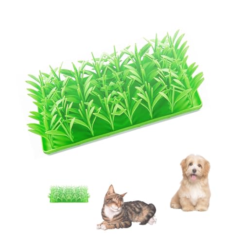 Grasmatten FüR Katzen, Silikonpad, Verwendet FüR Langsame FüTterung, Mit Rutschfestem Saugnapf, Silikon Interaktive GrüNe Gras Langsame FüTterung Pad,Robust Grasmatten FüR Katzen, Silikonpad, Verwendet FüR Langsame FüTterung, Mit Rutschfestem Saugnapf, Silikon Interaktive GrüNe Gras Langsame FüTterung Pad,Robust von ZYNJBB