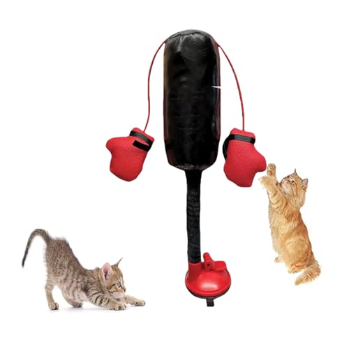 Punching Bag Cat Toy, Interaktives Katzen Boxsack Spielzeug, Lustiges Haustier übungs Boxsack Spielzeug mit Handschuhen, Sportspielzeug für Haustiere,Funny Pet Toys Punching Bag Cat Toy, Interaktives Katzen Boxsack Spielzeug, Lustiges Haustier übungs Boxsack Spielzeug mit Handschuhen, Sportspielzeug für Haustiere,Funny Pet Toys von ZYNJBB