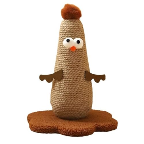 ZYTECO Kratzbaum Für Katzen Natürliches Sisal Süßes Küken-Design Mit Plüschball Katzenkratzer Für Kätzchen Im Innenbereich,Braun,30 * 50cm ZYTECO Kratzbaum Für Katzen Natürliches Sisal Süßes Küken-Design Mit Plüschball Katzenkratzer Für Kätzchen Im Innenbereich,Braun,30 * 50cm von ZYTECO