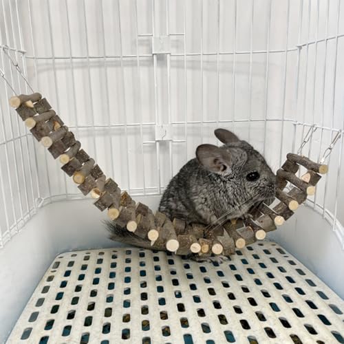 ZYYRSS Hängeleiter für Haustiere, Hamstertreppe, Holz, Hängebrücke, Treppe, Kletterschaukel, Kletterleiter, Brücke, Vogel, Hamster, Nagetierspielzeug, Zubehör, Handkäfigdekoration ZYYRSS Hängeleiter für Haustiere, Hamstertreppe, Holz, Hängebrücke, Treppe, Kletterschaukel, Kletterleiter, Brücke, Vogel, Hamster, Nagetierspielzeug, Zubehör, Handkäfigdekoration von ZYYRSS